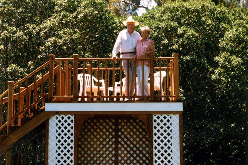 Francis and Odile on the Folly