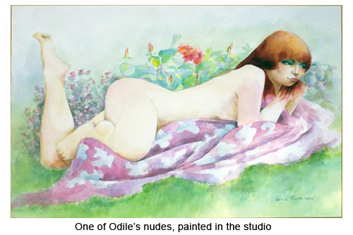 Watercolor by Odile